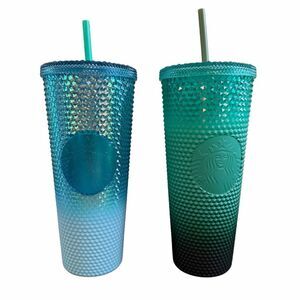 Set of 2 Starbucks Ombré Studded Tumblers 24 oz